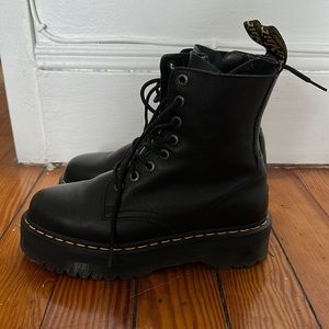Dr. Martens platform boots. Size 10 ladies